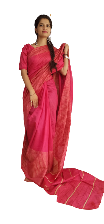 Soft Silk jacquard border saree SILK ZONE