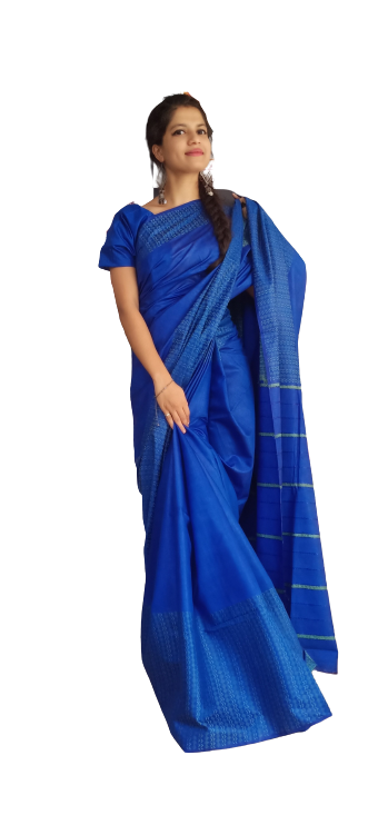 Soft silk jacquard border saree SILK ZONE