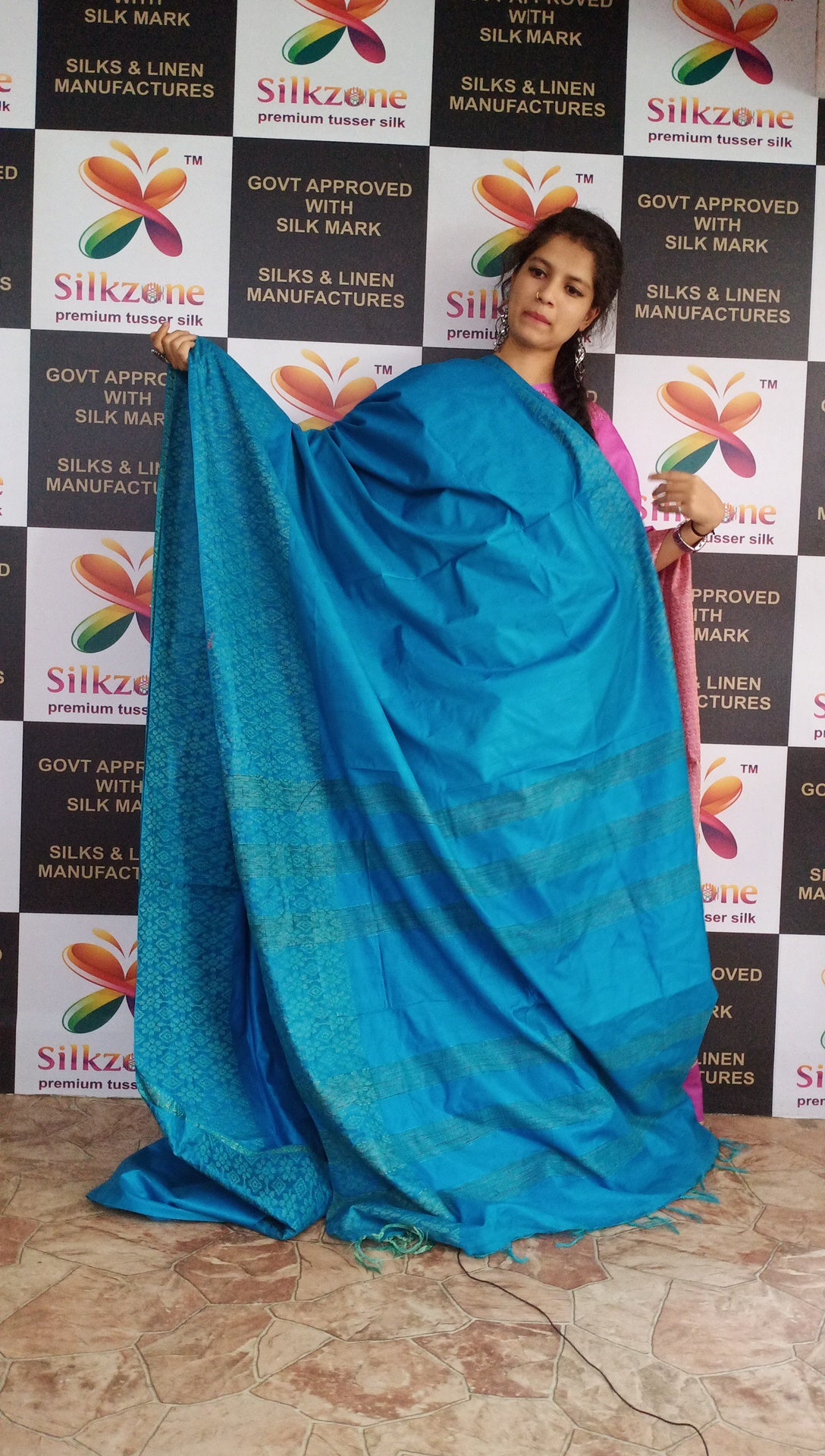 Soft silk jacquard border saree SILK ZONE