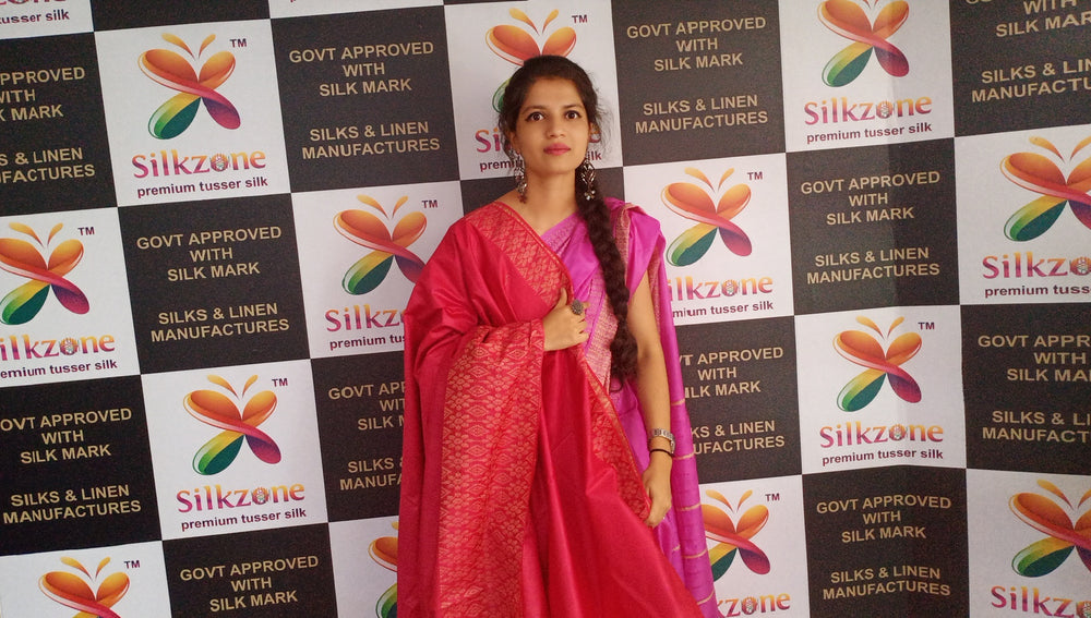 Soft silk jacquard border saree SILK ZONE