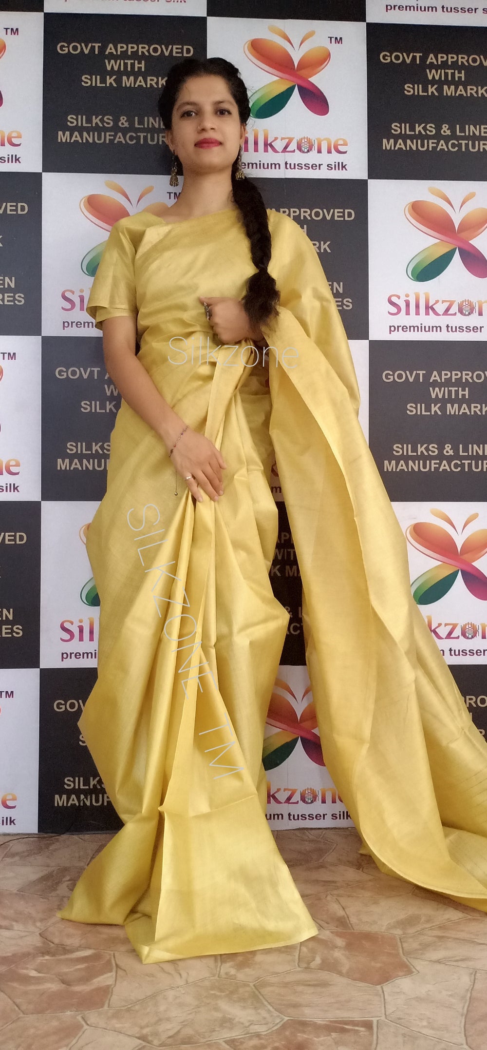 Tussar Munga Silk Saree SILK ZONE