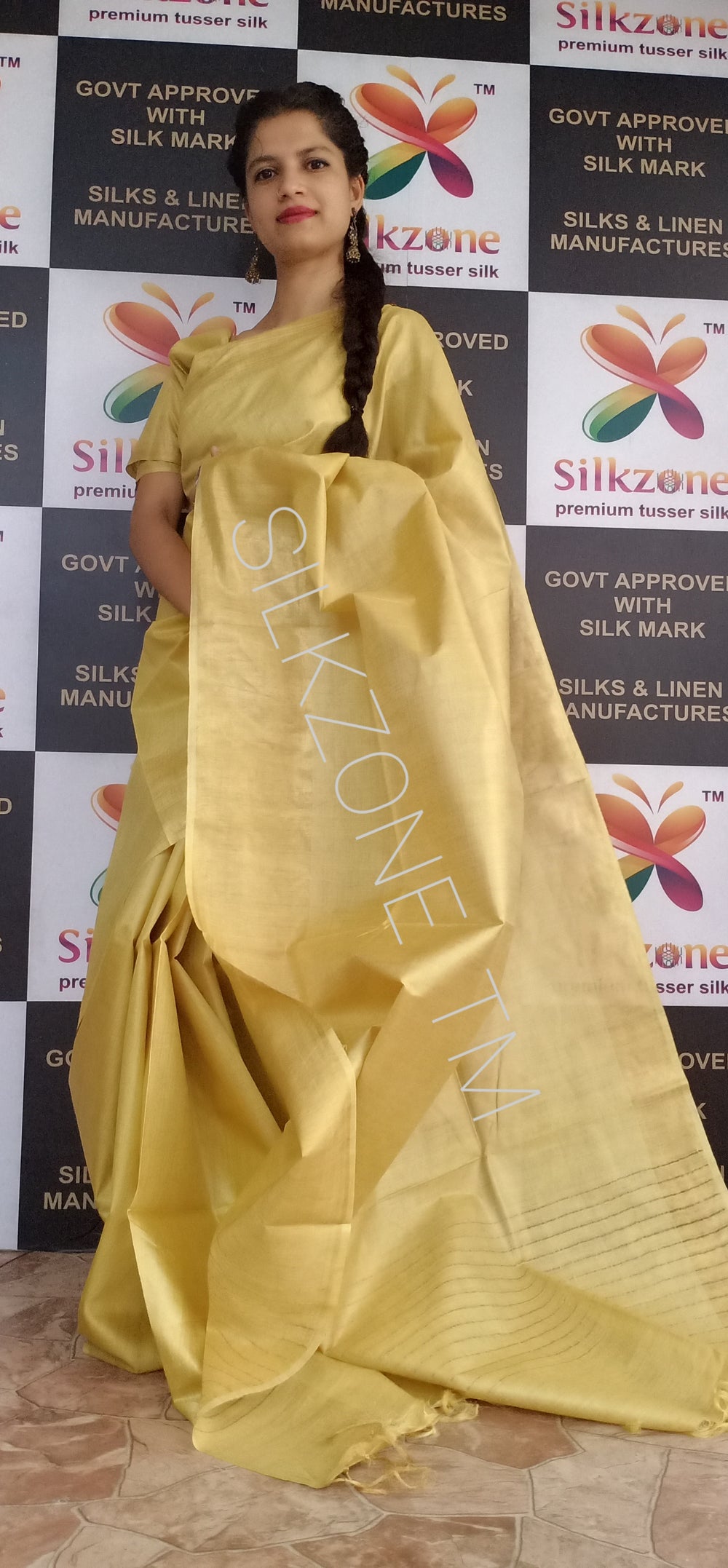 Tussar Munga Silk Saree SILK ZONE