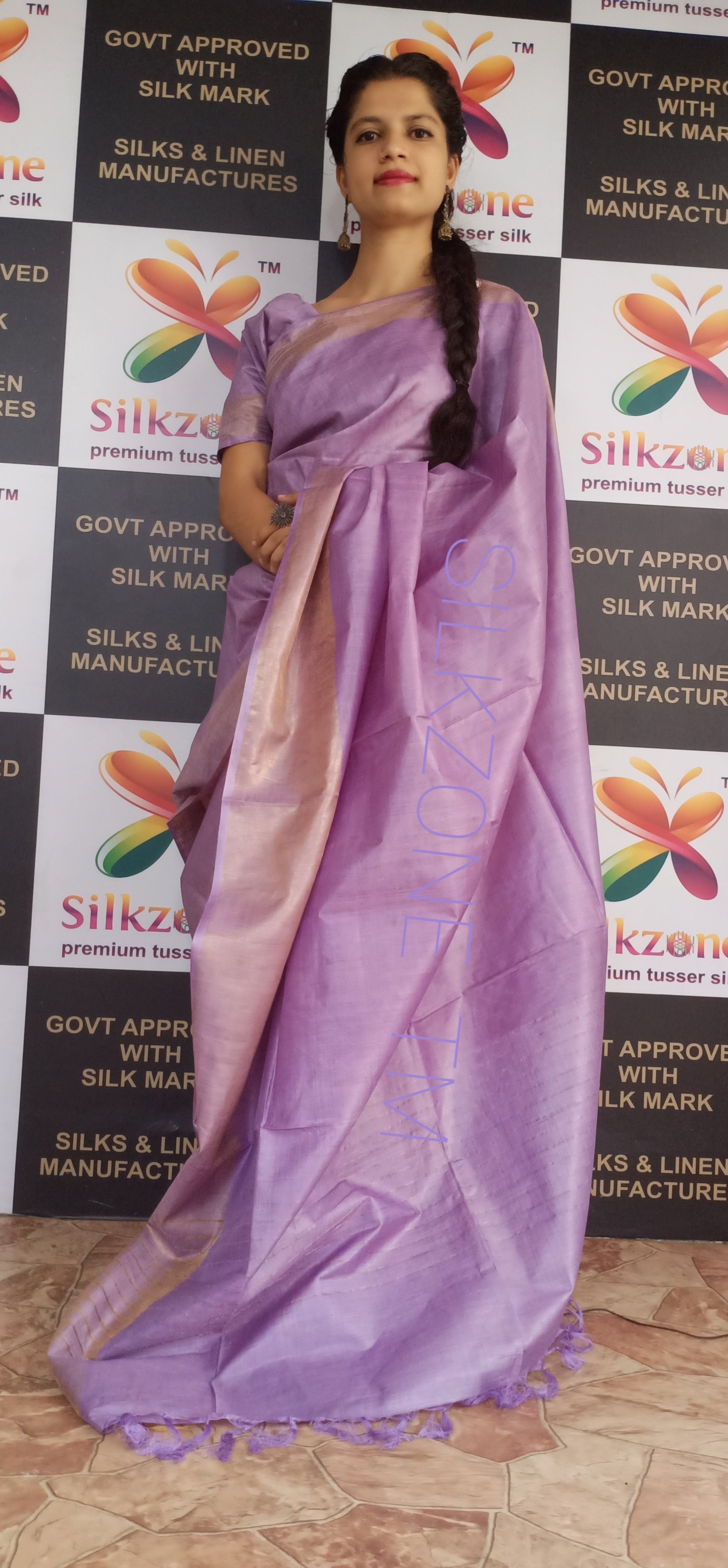 Tussar Munga Silk Saree SILK ZONE