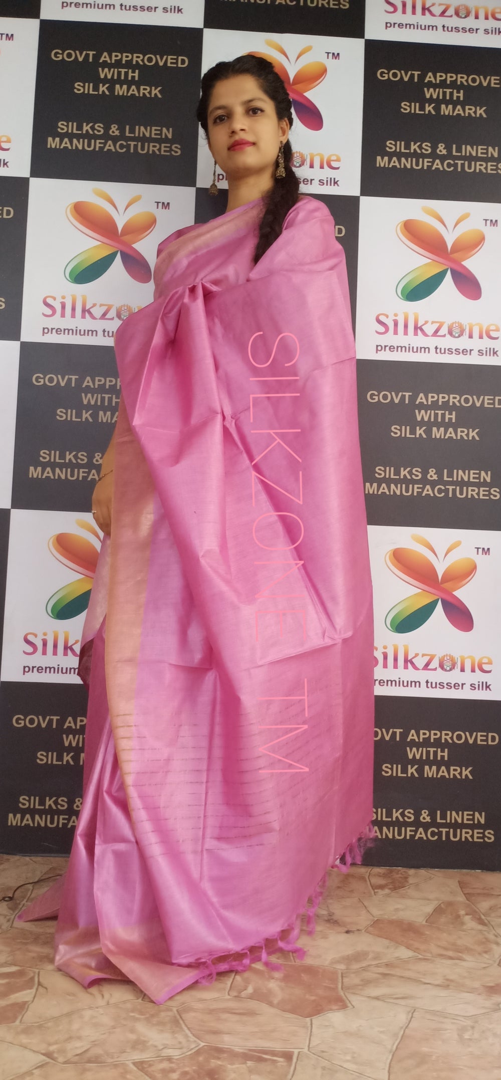 Tussar Munga Silk Saree SILK ZONE