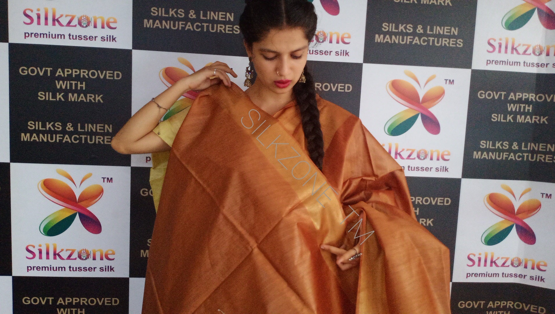 Orgenza munga silk saree SILK ZONE