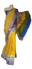 Pure Tussar Silk print saree