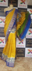 Pure Tussar Silk print saree