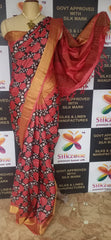Pure Tussar Silk print saree