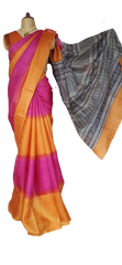 Pure Tussar Silk print saree