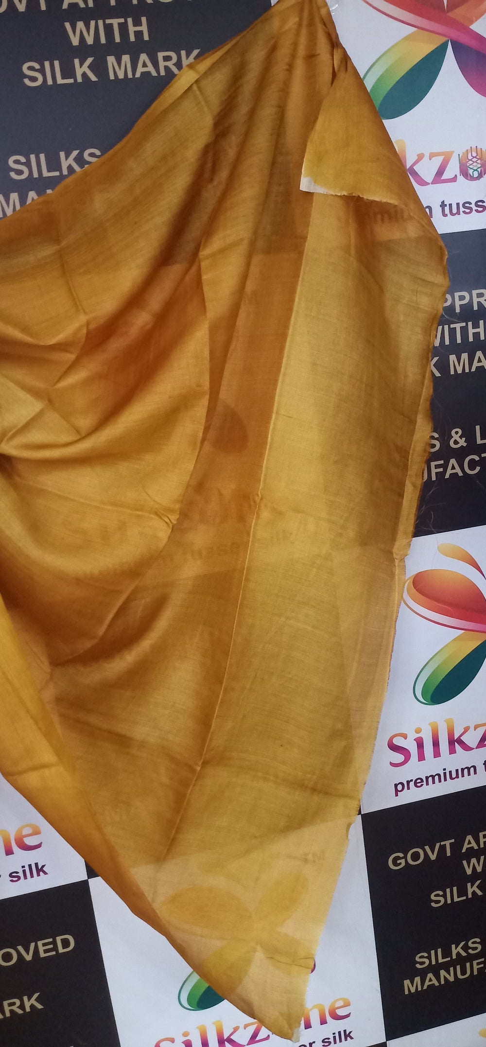 Pure Tussar Silk print saree