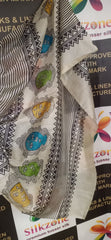 Pure Tussar Silk print saree