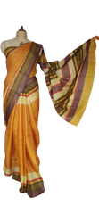 Pure Tussar Silk print saree