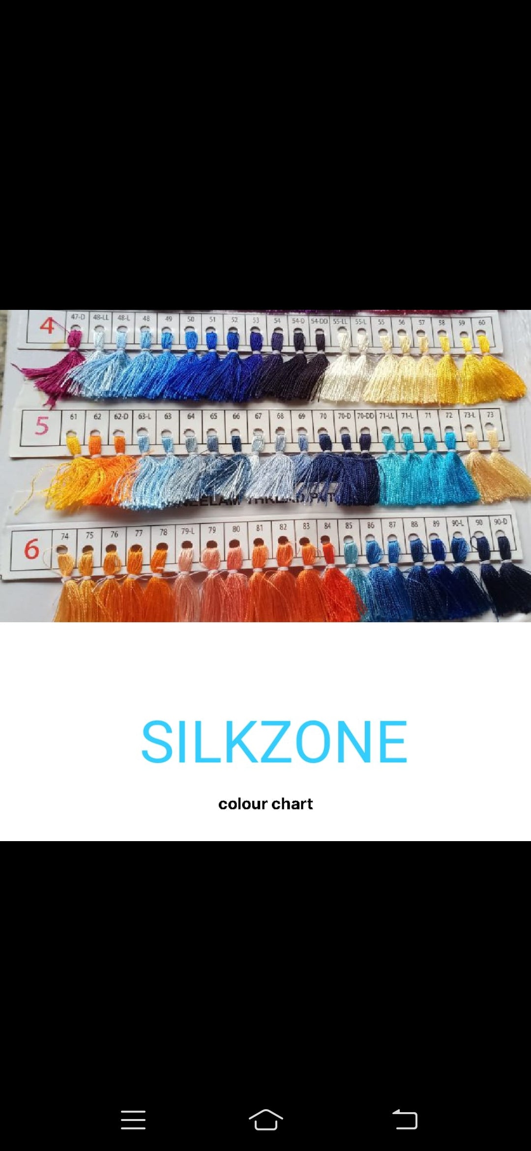 NEELAM COLOUR CHART SILK ZONE COLOUR CHART SILK ZONE