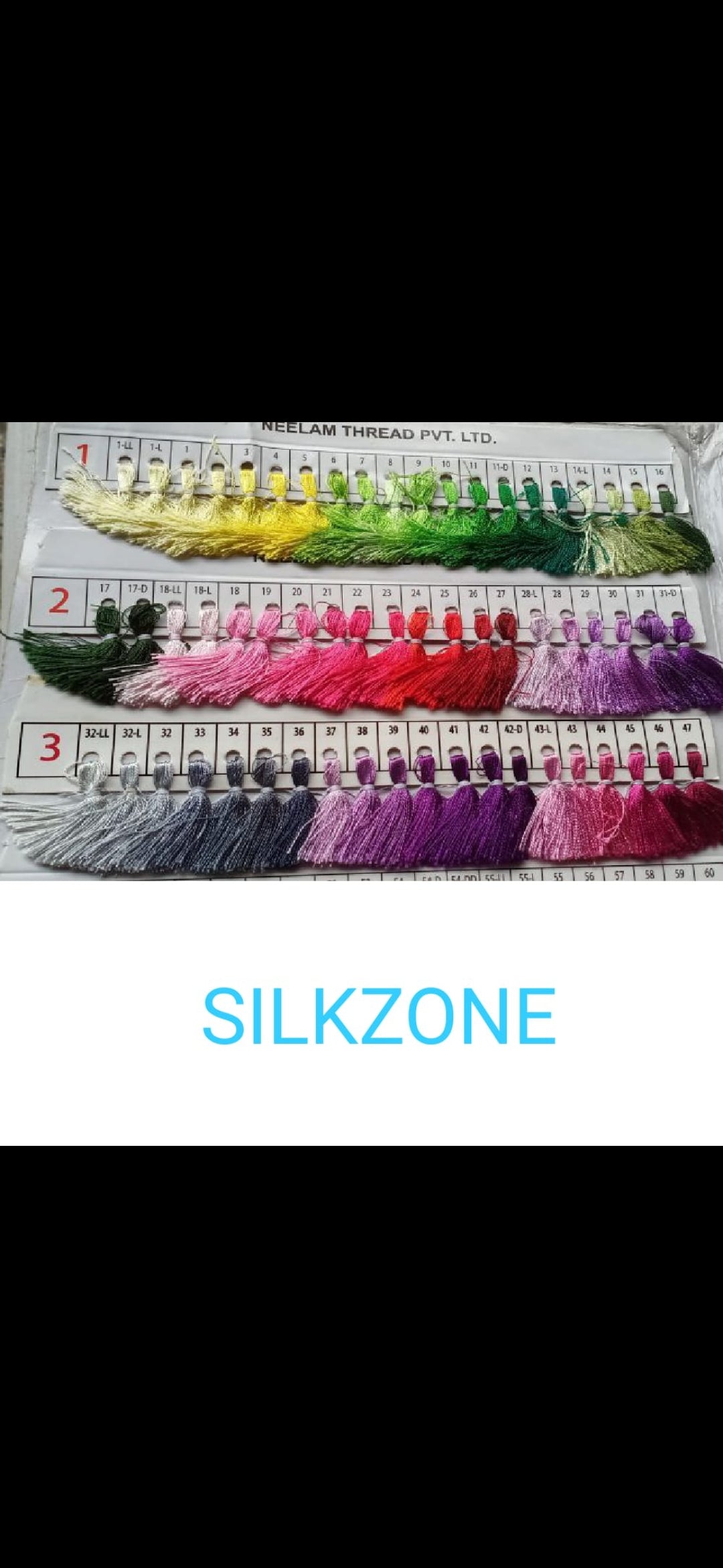 NEELAM COLOUR CHART SILK ZONE COLOUR CHART SILK ZONE