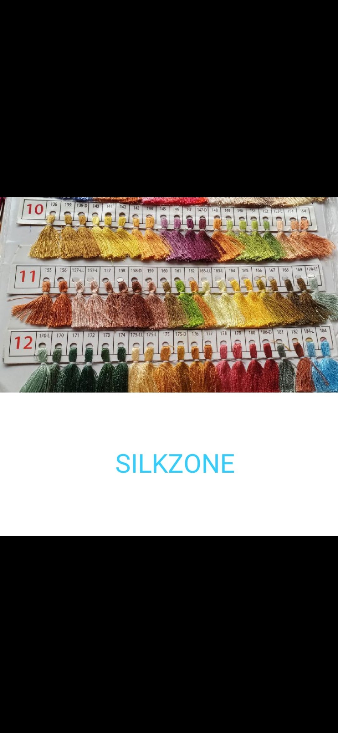 NEELAM COLOUR CHART SILK ZONE COLOUR CHART freeshipping SILK ZONE