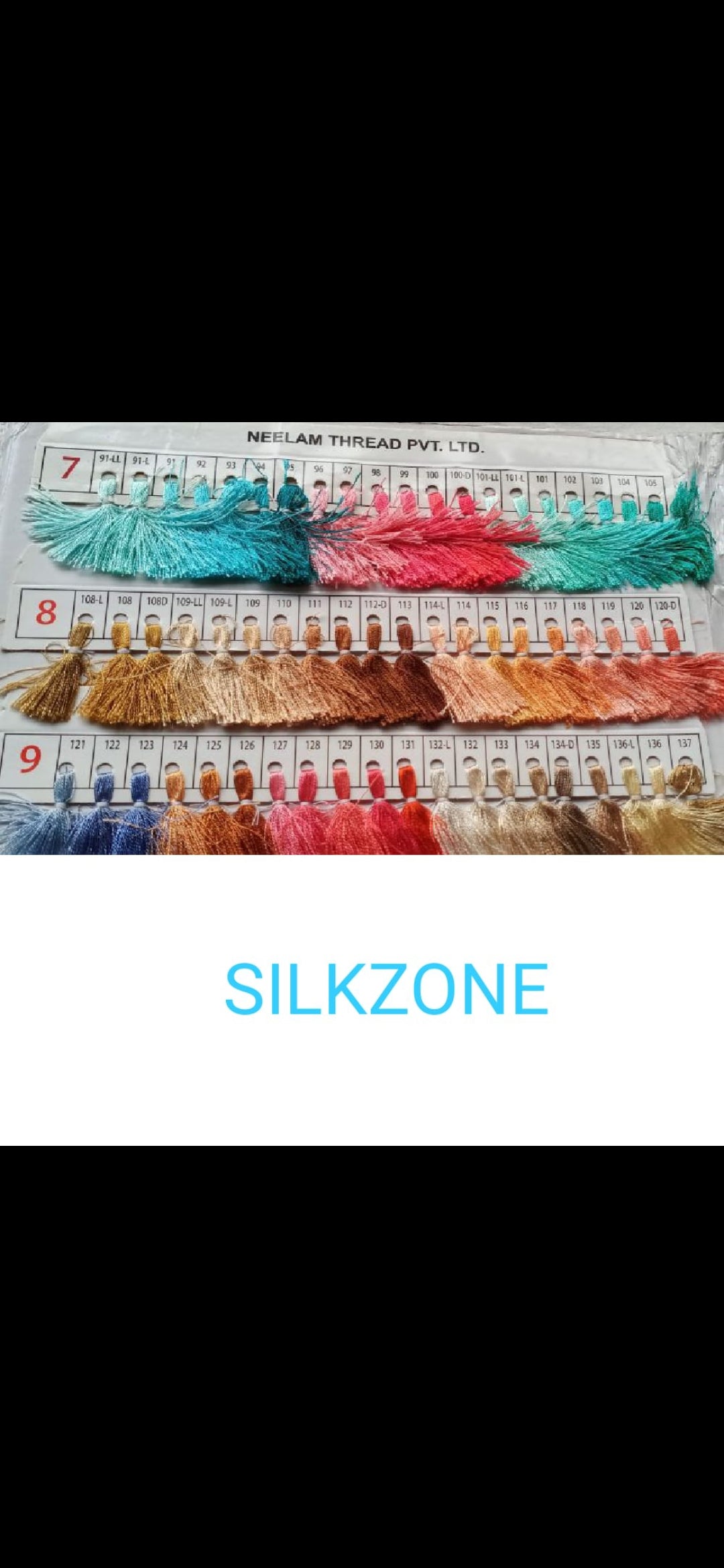 NEELAM COLOUR CHART SILK ZONE COLOUR CHART SILK ZONE