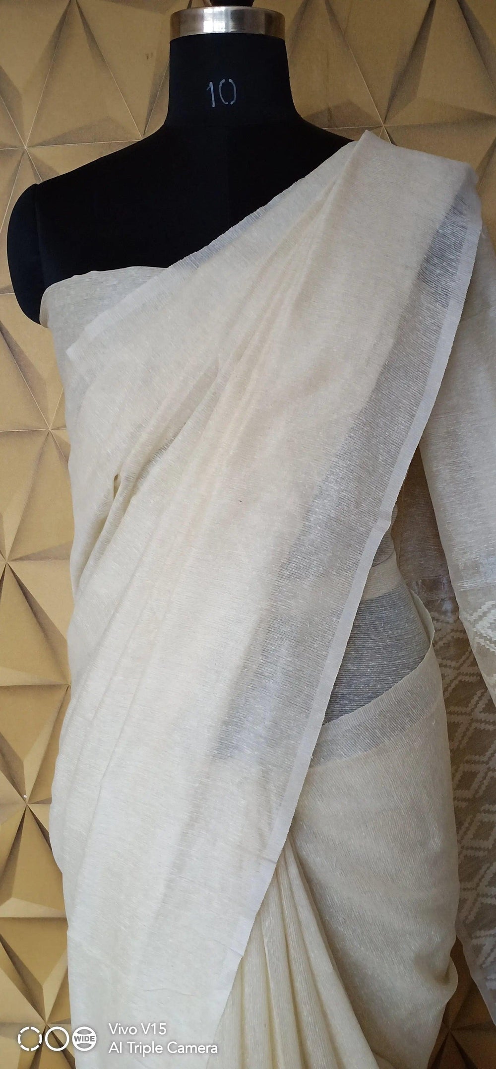 Tussar Jamdani Silk Saree silkzon.in