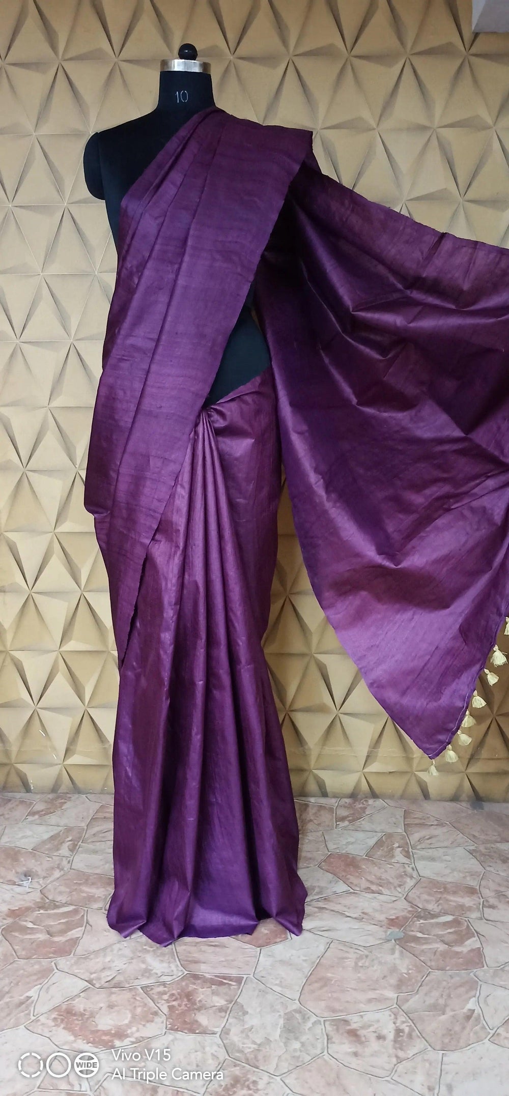 Tussar silk saree silkzon.in