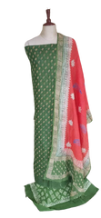New trendy Linen Print Suit SILK ZONE