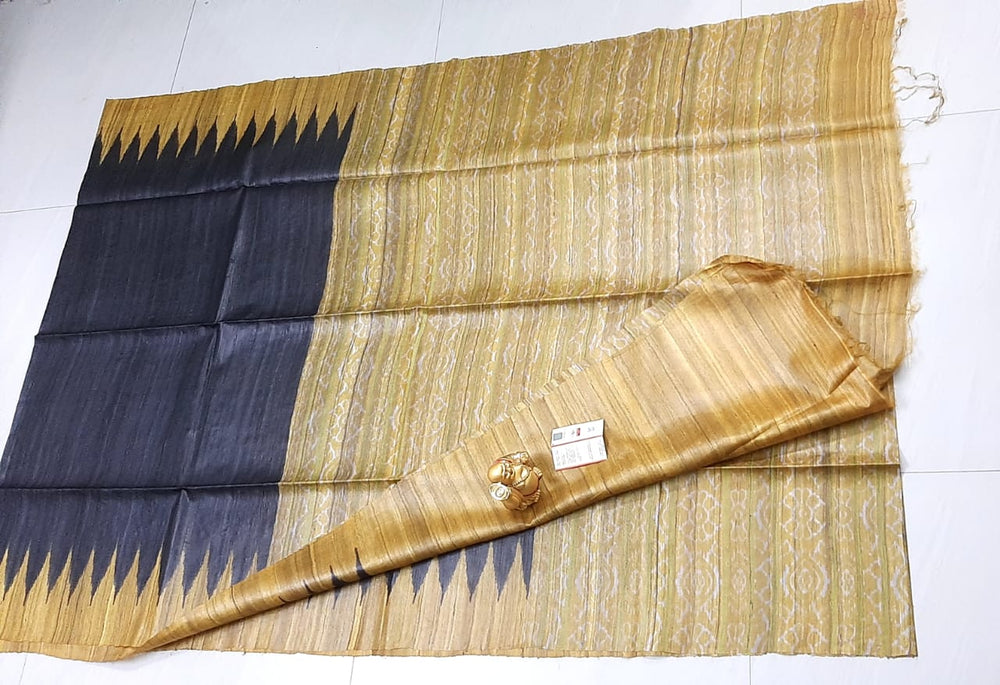 Tussar ghicha handloom silk SILK ZONE