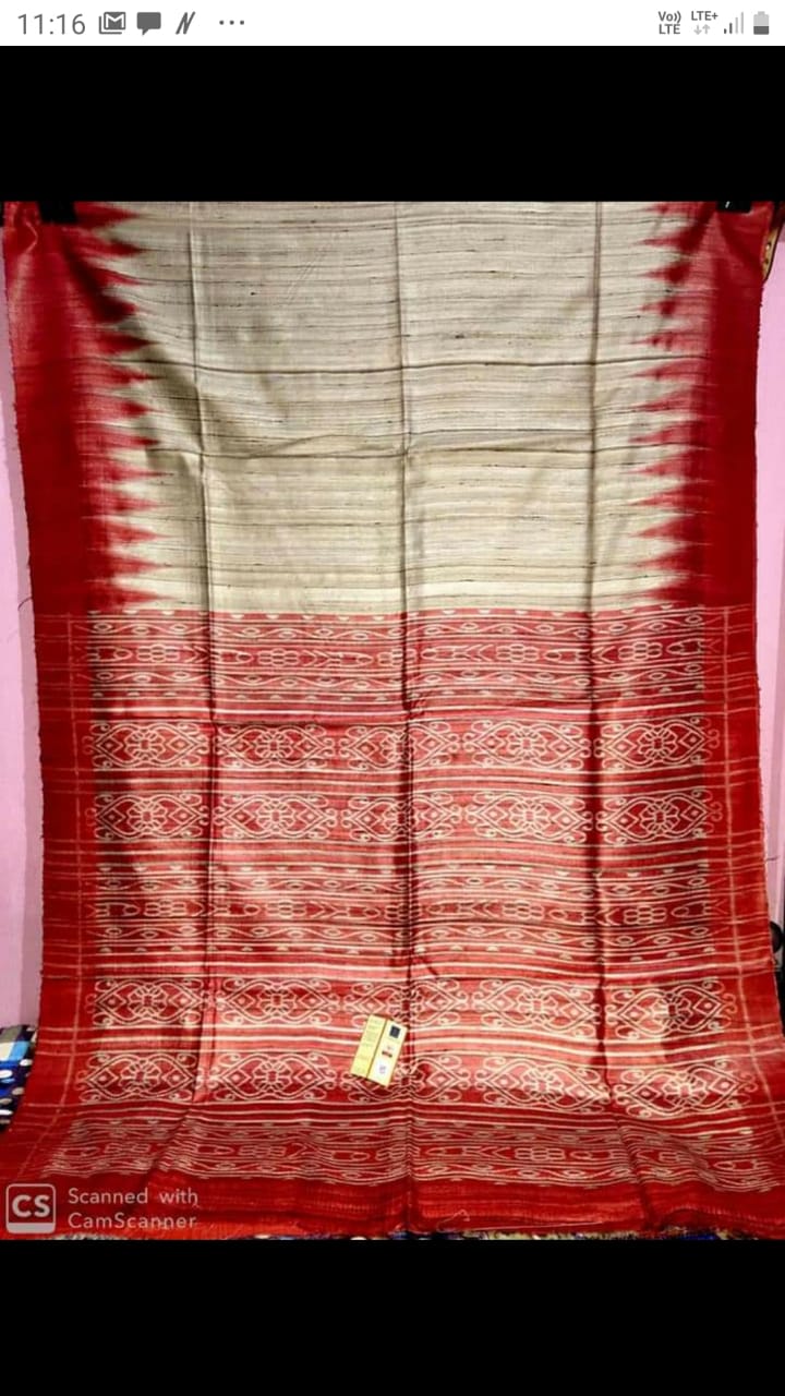 Tussar ghicha handloom silk SILK ZONE