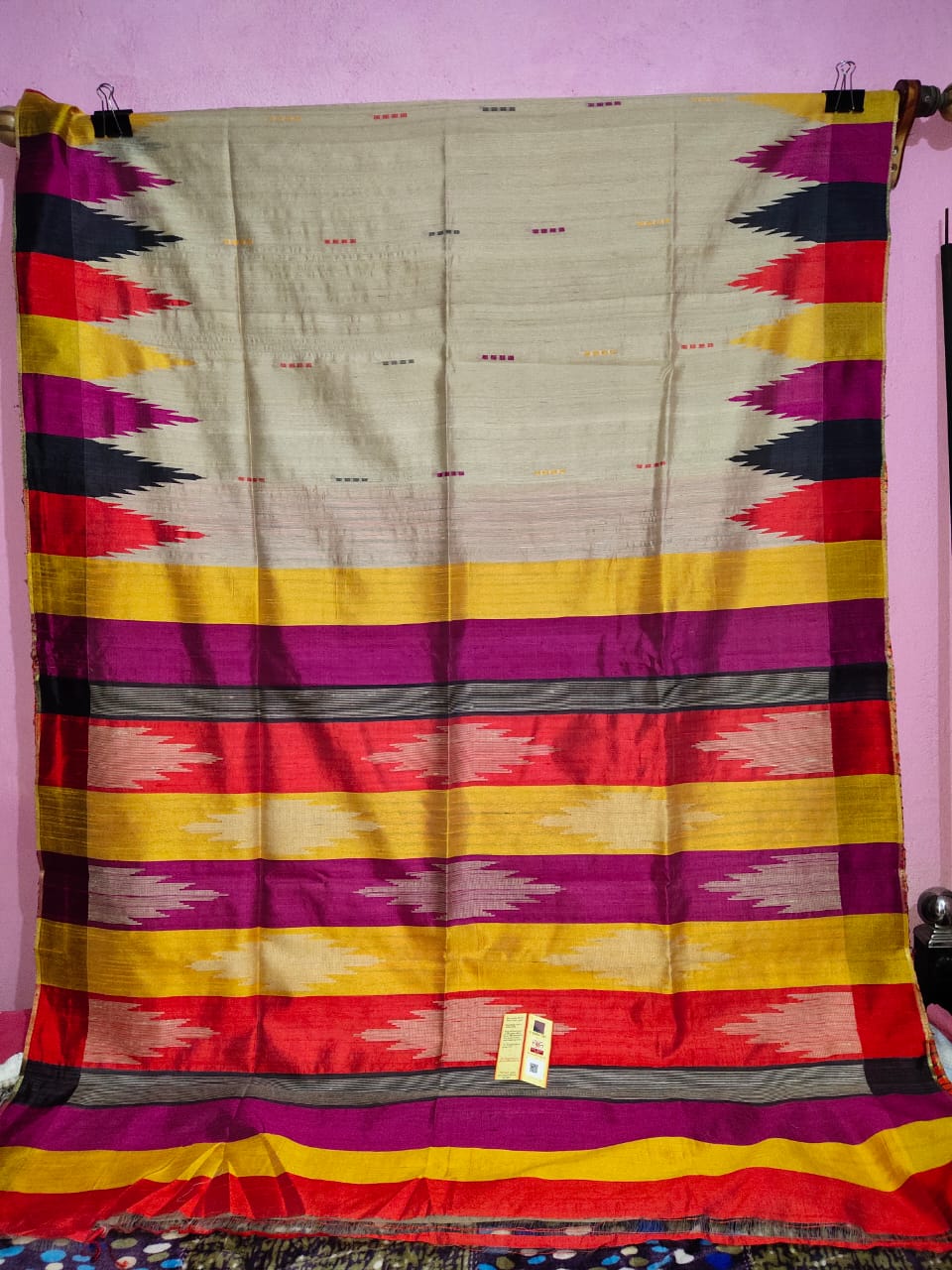Tussar ghicha handloom silk saree SILK ZONE