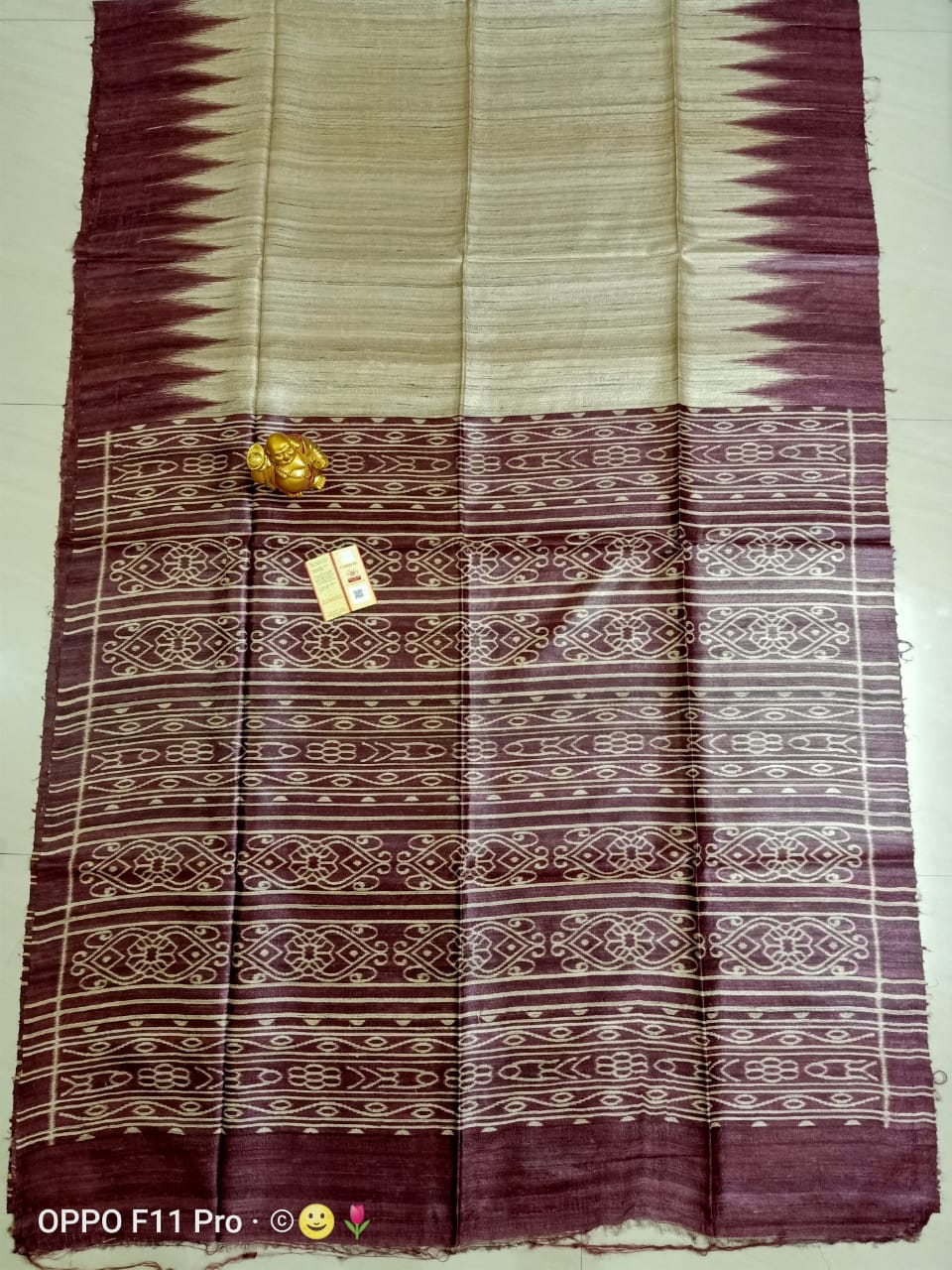 Tussar ghicha handloom silk saree SILK ZONE