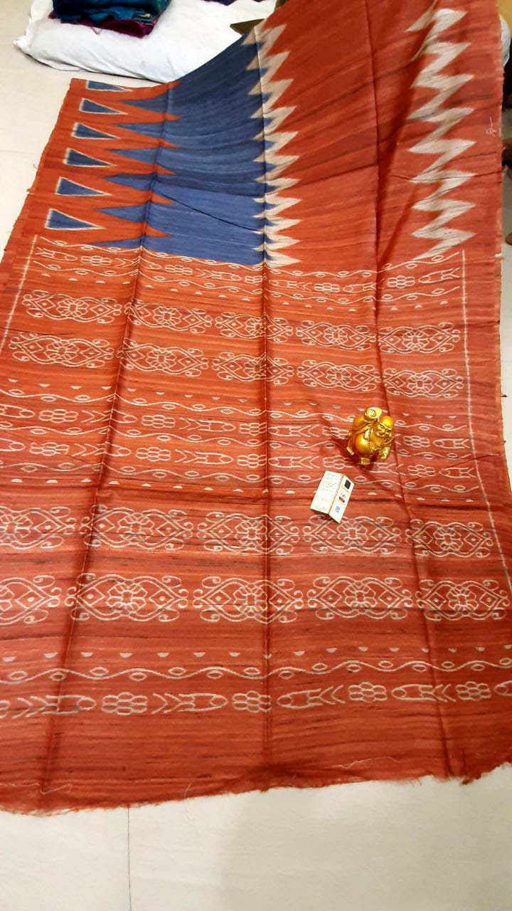 Tussar ghicha handloom silk saree SILK ZONE