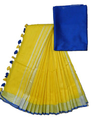 khadi linen saree SILK ZONE