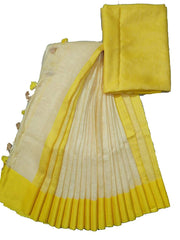 khadi linen saree SILK ZONE