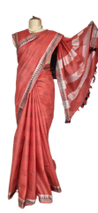 Khadi Linen Fancy Butta  Sarees SILK ZONE