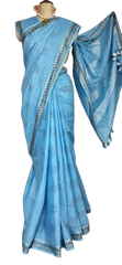 Khadi Linen Fancy Butta  Sarees SILK ZONE