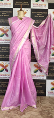 Khadi Linen Fancy Butta  Sarees SILK ZONE