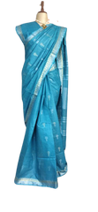 Khadi Linen Fancy Butta  Sarees SILK ZONE