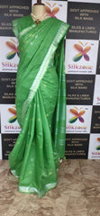 Khadi Linen Fancy Butta  Sarees SILK ZONE