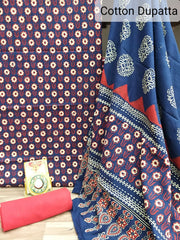 Pure Cotton Suit With Hand Batik Print SILK ZONE