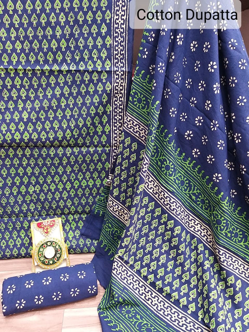 Pure Cotton Suit With Hand Batik Print SILK ZONE