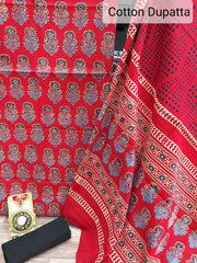 Pure Cotton Suit With Hand Batik Print SILK ZONE