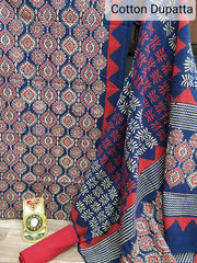 Pure Cotton Suit With Hand Batik Print SILK ZONE