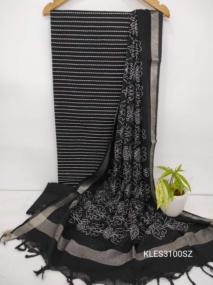 Cotton Linen Embroidery Dress SILK ZONE