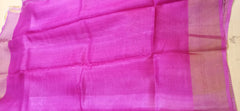 Pure Tussar Silk print saree