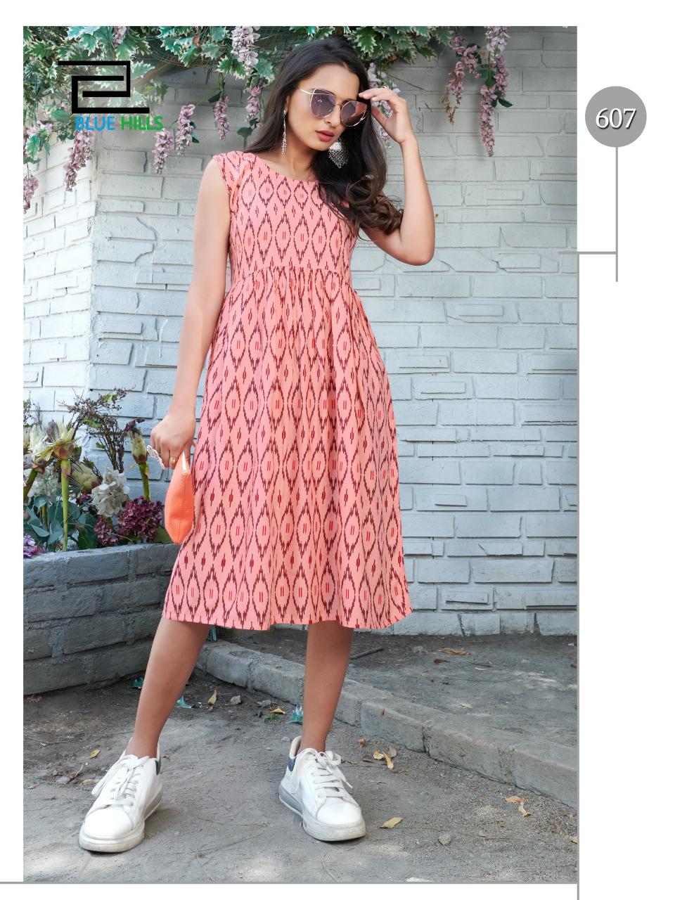 Ikkat Print Dress SHREE