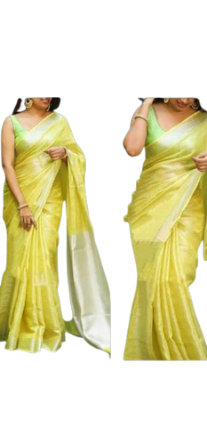 Pure Linen Saree M J HANDLOOM