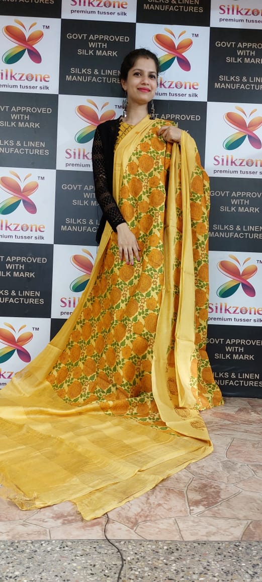 Organza Model Silk Saree SILK ZONE