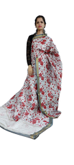 Organza Silk Linen Saree SILK ZONE