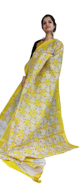 Organza Silk Linen Saree SILK ZONE