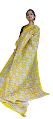 Organza Silk Linen Saree SILK ZONE