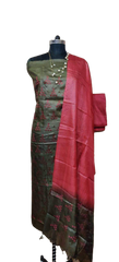 Tussar Silk Embroidery Suit SILK ZONE