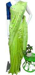 Tussar Silk Embroidery Saree SILK ZONE