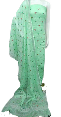 Linen Embroidery Dress SILK ZONE